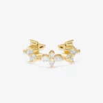 Earcuff con motivo floreale