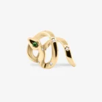 Earcuff Naja smeraldo
