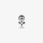 Piercing Ankh bianco